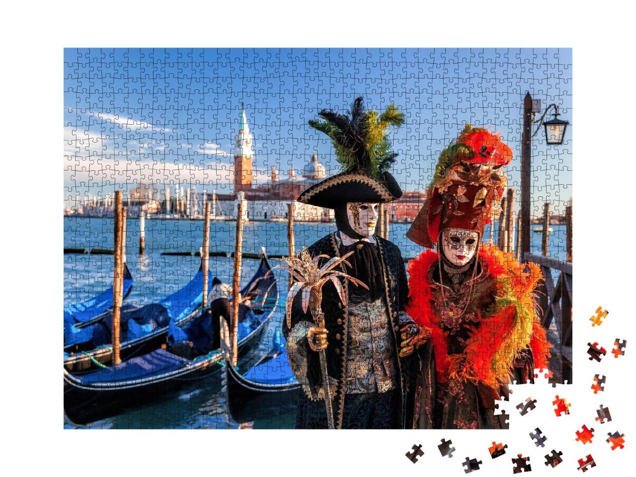 Puzzle de 1000 pièces « Carnaval de Venise, Italie »
