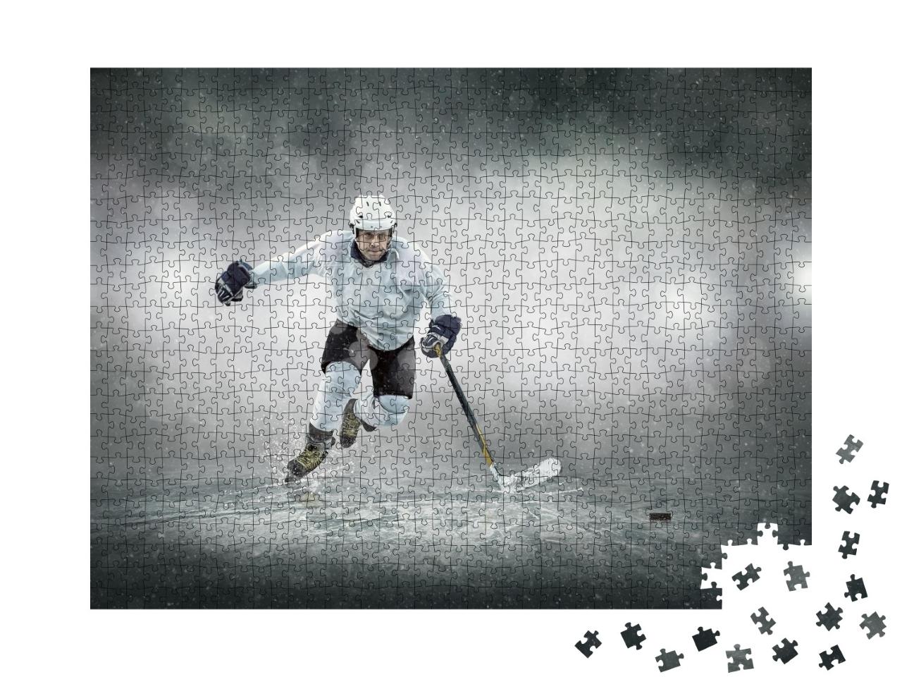Puzzle de 1000 pièces « Joueurs de hockey sur glace »