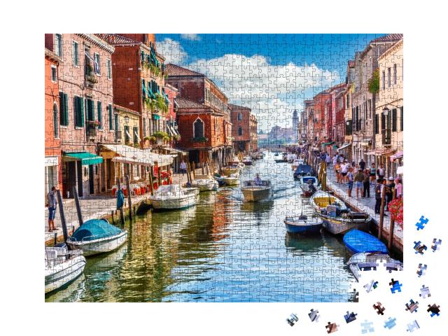 Puzzle de 1000 pièces « L'île pittoresque de Murano à Venise, Italie »