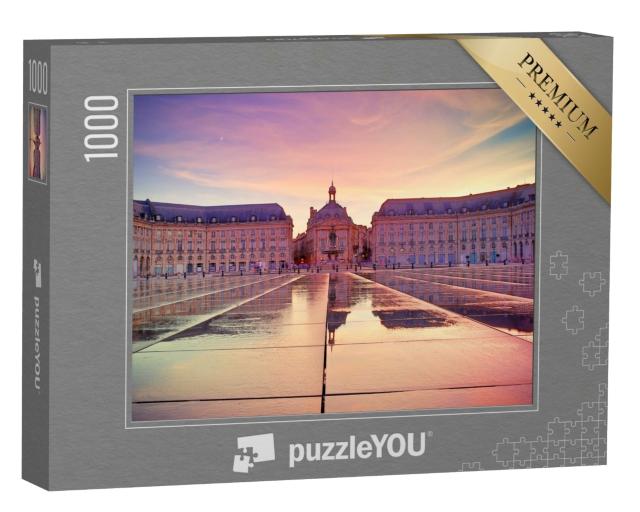 Puzzle de 1000 pièces « Place de la Bourse à Bordeaux »