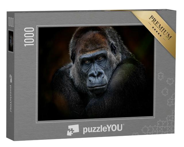 Puzzle de 1000 pièces « Portrait d'un gorille »