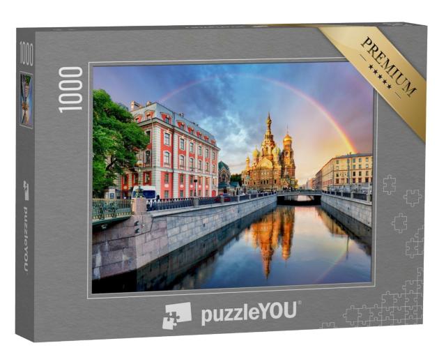 Puzzle de 1000 pièces « Église de Saint-Pétersbourg, Russie »
