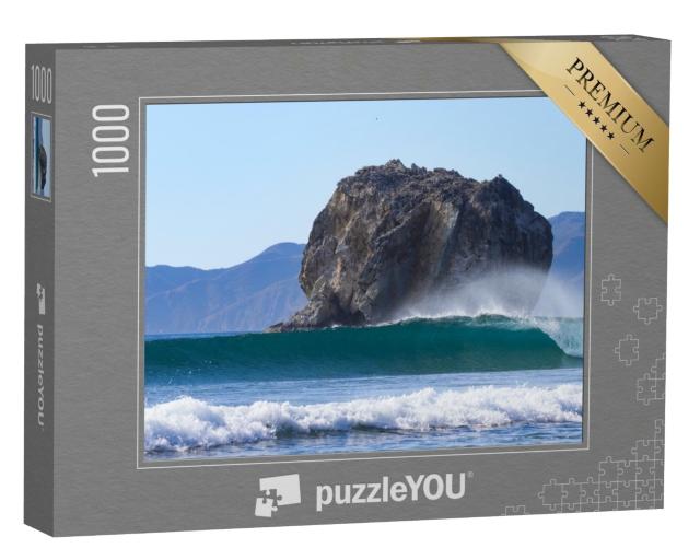 Puzzle de 1000 pièces « Vague parfaite au spot de surf de Witch's Rock, Costa Rica »