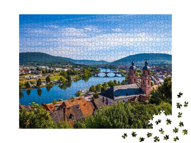 Puzzle de 1000 pièces « Ville de Miltenberg, Bavière, Allemagne »