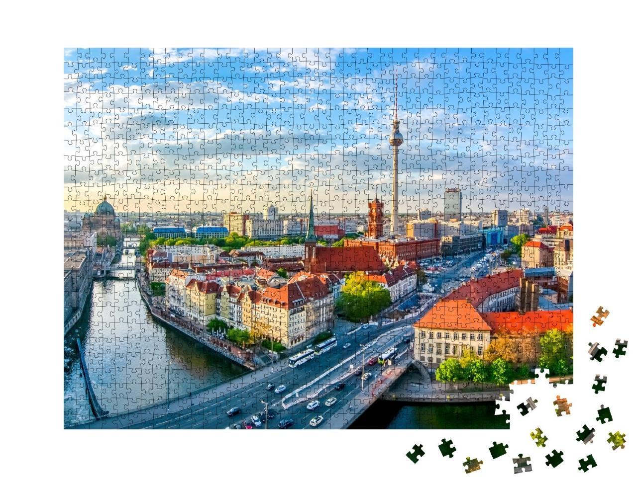 Puzzle de 1000 pièces « Magnifique paysage urbain berlinois »