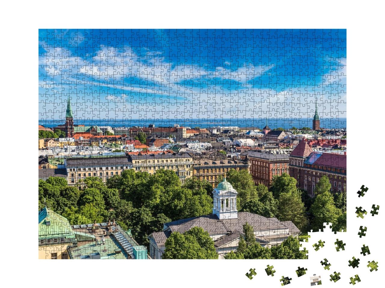 Puzzle de 1000 pièces « Helsinki en été, Finlande »