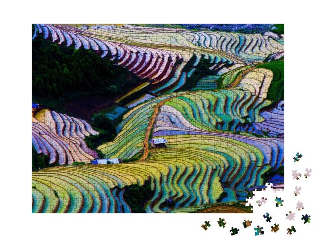 Puzzle de 1000 pièces « Rizières en terrasses au Vietnam »