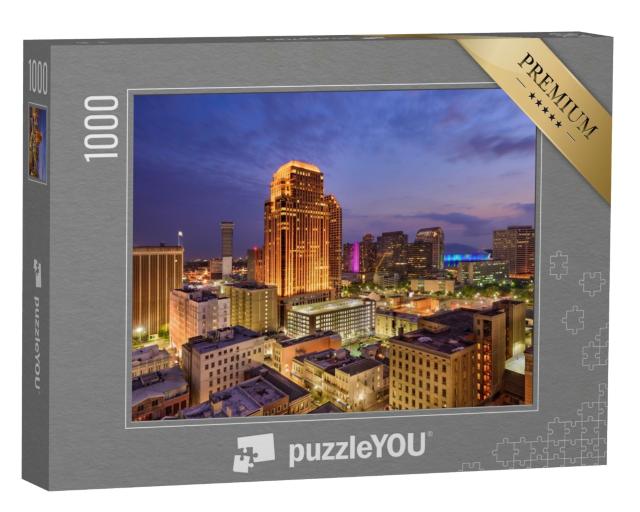 Puzzle de 1000 pièces « La Nouvelle-Orléans de nuit, Luisiana, États-Unis »