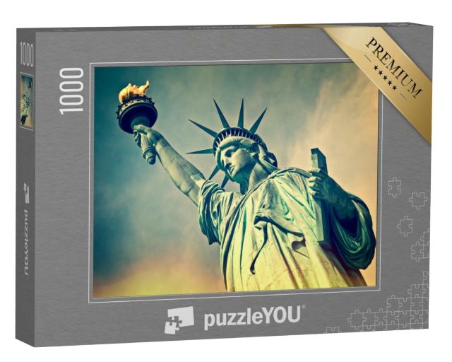 Puzzle de 1000 pièces « La Statue de la Liberté en détail, New York, États-Unis »