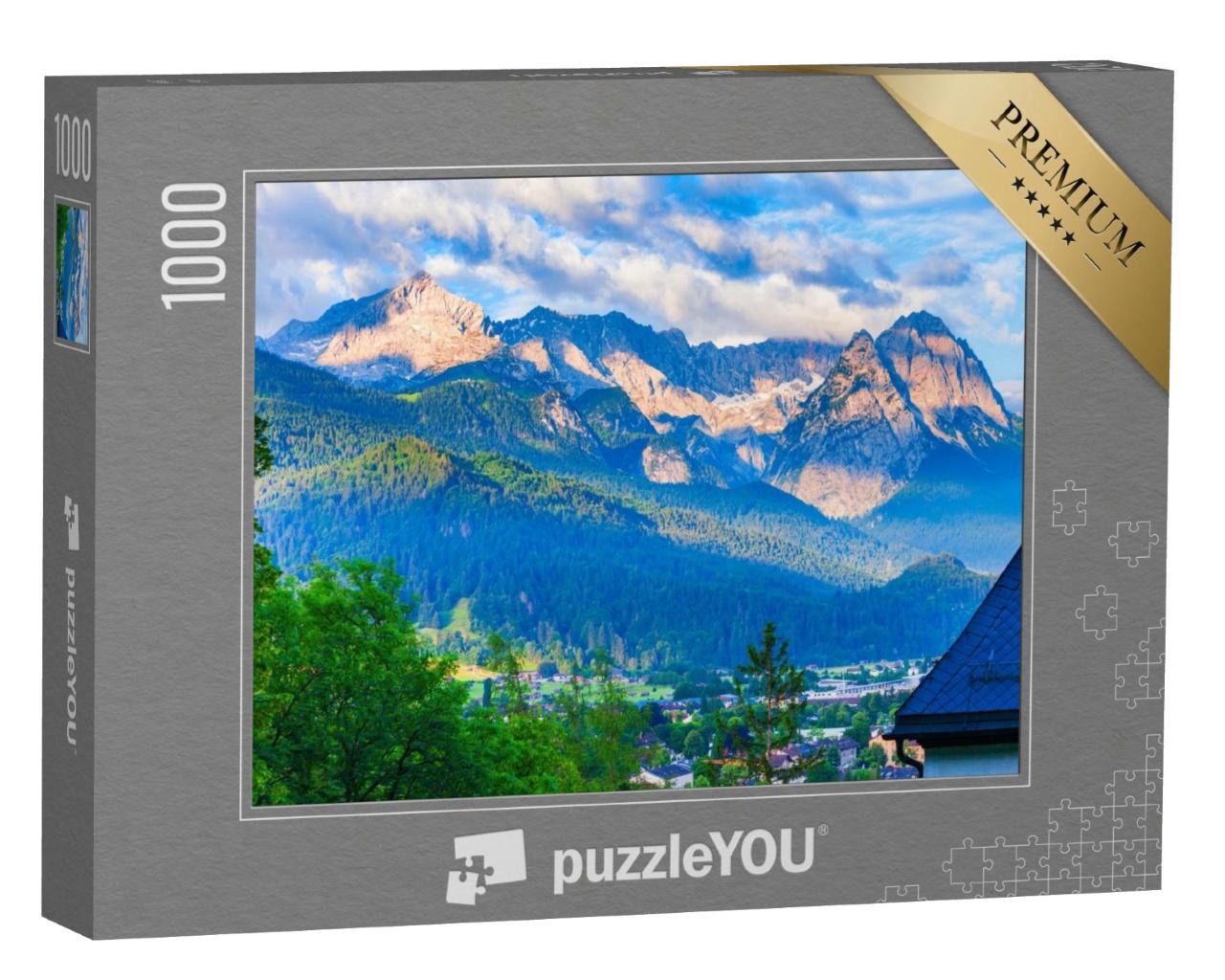 Puzzle de 1000 pièces « Zugspitze et Alpspitze »