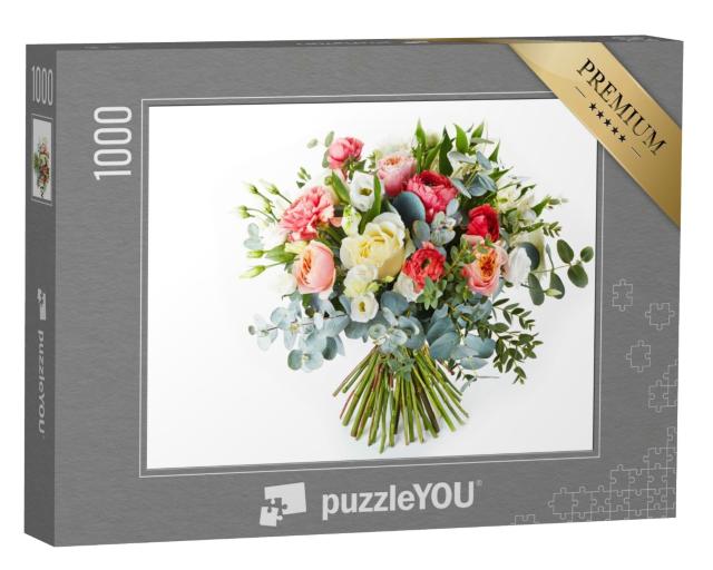 Puzzle de 1000 pièces « Bouquet de fleurs fraîches pour le mariage »