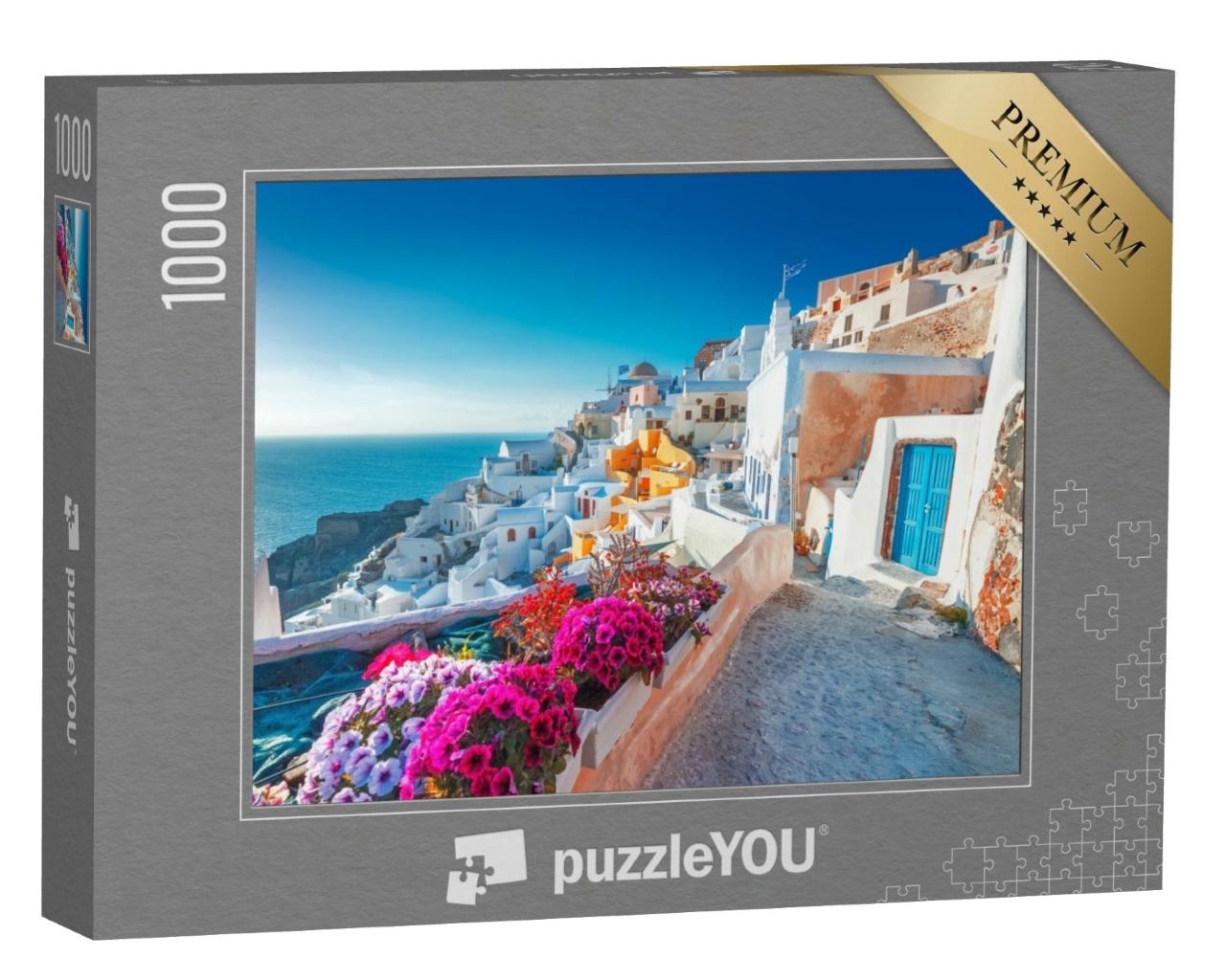 Puzzle de 1000 pièces « Vue pittoresque de Santorin, Grèce »