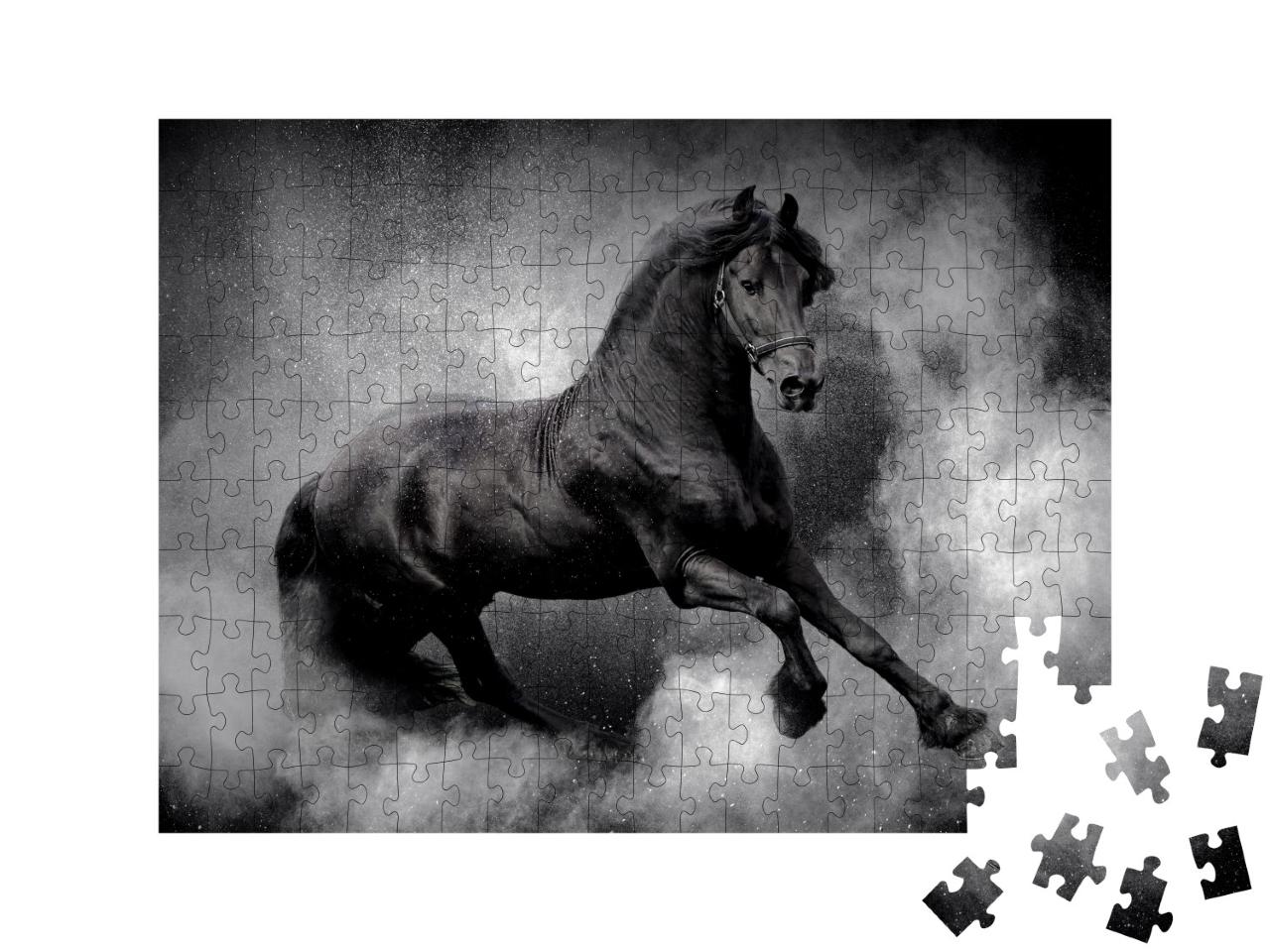 Puzzle de 200 pièces « Le rêve d'un cheval fort »