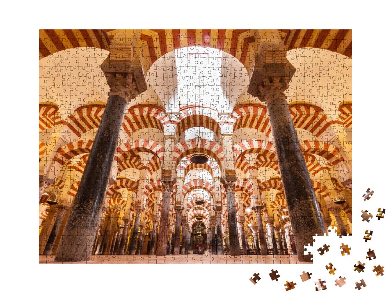 Puzzle de 1000 pièces « Cathédrale et ancienne Grande Mosquée de Cordoue »
