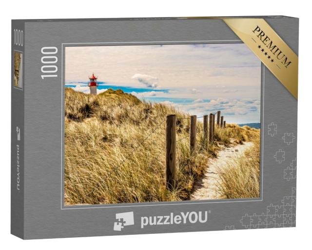 Puzzle de 1000 pièces « Phare sur l'île de Sylt, mer du Nord, Allemagne »
