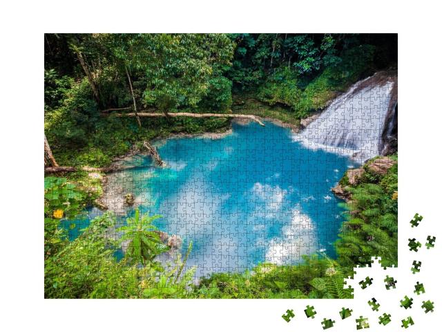 Puzzle de 1000 pièces « Blue Hole en Jamaïque »
