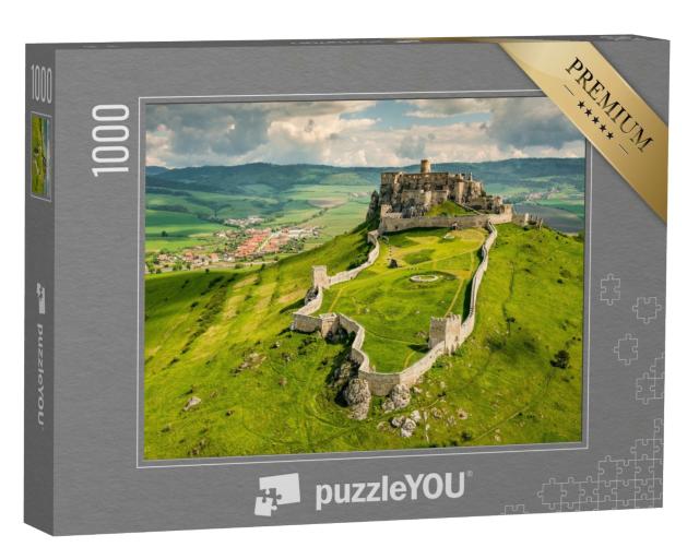 Puzzle de 1000 pièces « Château de Spiš, deuxième plus grand château d'Europe centrale, Slovaquie »