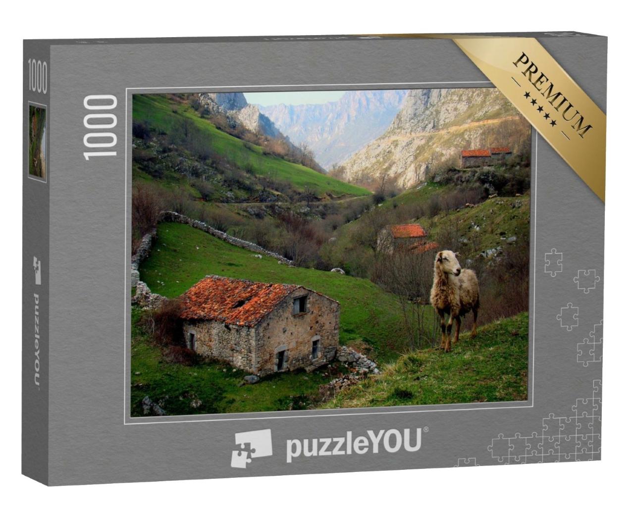 Puzzle de 1000 pièces « Dans les montagnes espagnoles »