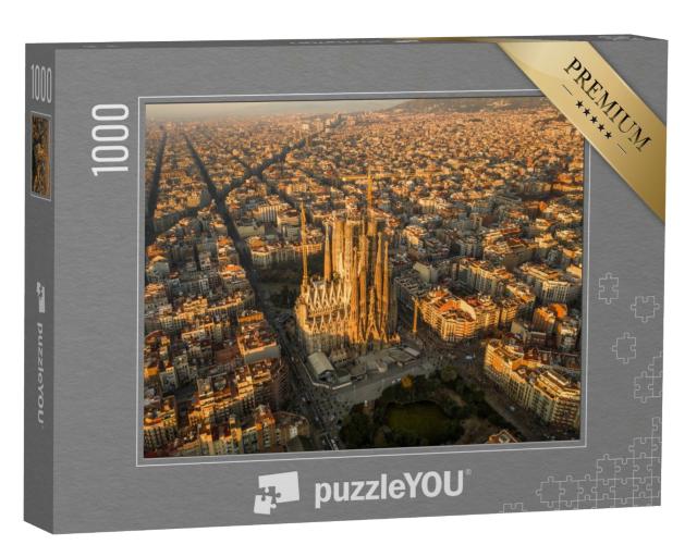Puzzle de 1000 pièces « Barcelone vue du ciel »