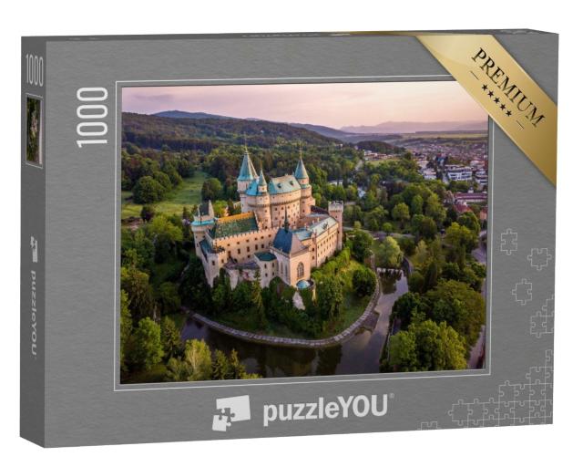 Puzzle de 1000 pièces « Impressionnant château de Bojnice en Slovaquie »