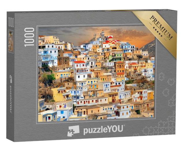 Puzzle de 1000 pièces « Ancien village d'Olympos, Grèce »