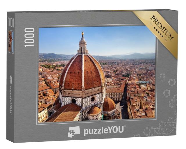 Puzzle de 1000 pièces « Vue de la cathédrale Santa Maria del Fiore à Florence, Italie »