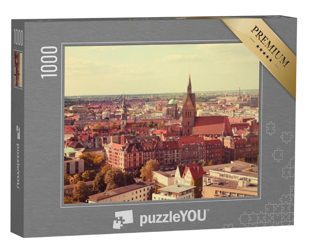Puzzle de 1000 pièces « Vue sur Hanovre, Basse-Saxe, Allemagne »