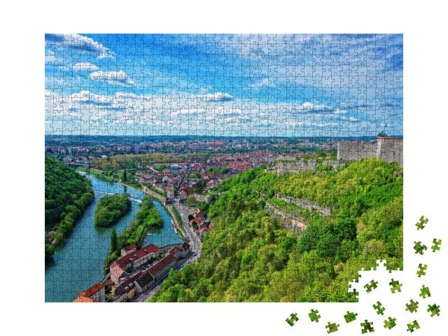 Puzzle de 1000 pièces « Citadelle de Besancon dans la région Bourgogne Franche Comté »