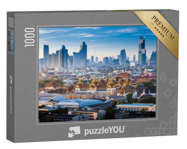 Puzzle de 1000 pièces « Le Grand Palais doré de Bangkok »
