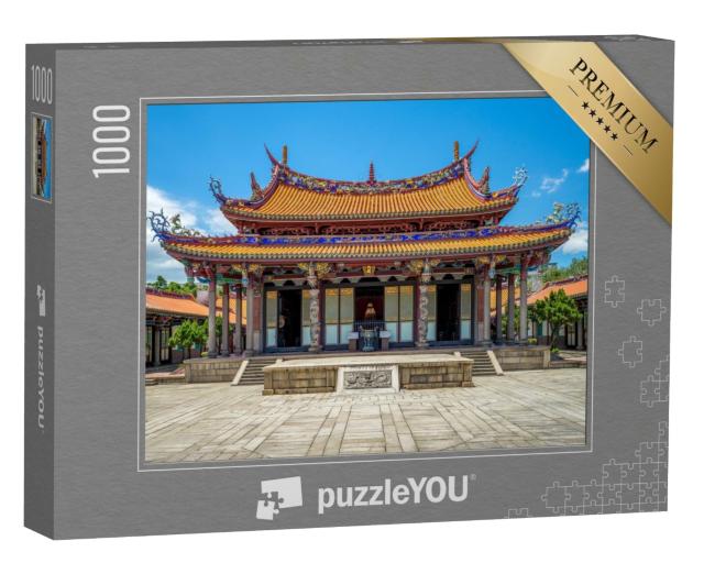 Puzzle de 1000 pièces « Temple de Confucius de Taipei à Dalongdong, Taipei, Taïwan »