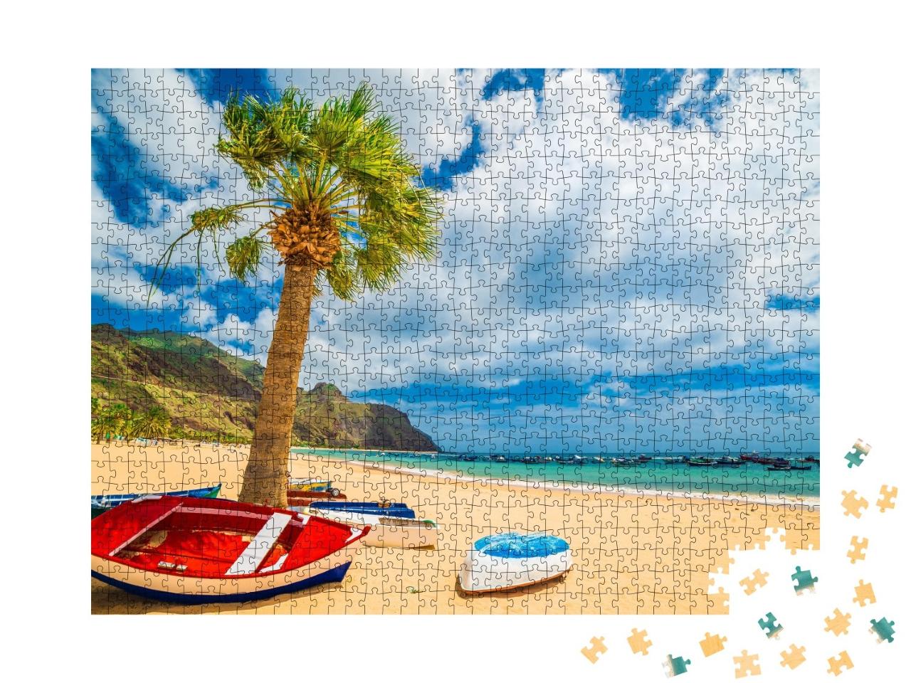 Puzzle de 1000 pièces « Plage à Tenerife, Îles Canaries, Espagne »