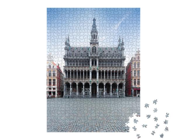 Puzzle de 1000 pièces « Grand Place à Bruxelles : Maison royale ou Maison du Roi »