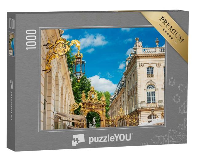 Puzzle de 1000 pièces « La place Stanislas est une grande place dans la zone piétonne de la ville française de Nancy. »
