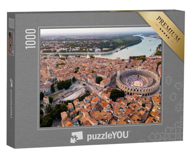 Puzzle de 1000 pièces « Vue de la ville d'Arles, sud de la France »