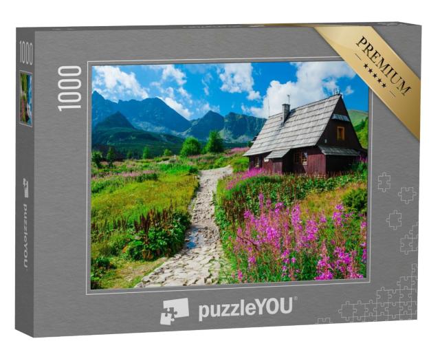 Puzzle de 1000 pièces « Refuge de montagne dans les Tatras »