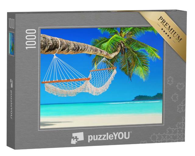 Puzzle de 1000 pièces « Paradis de la plage aux Seychelles, Océan Indien »