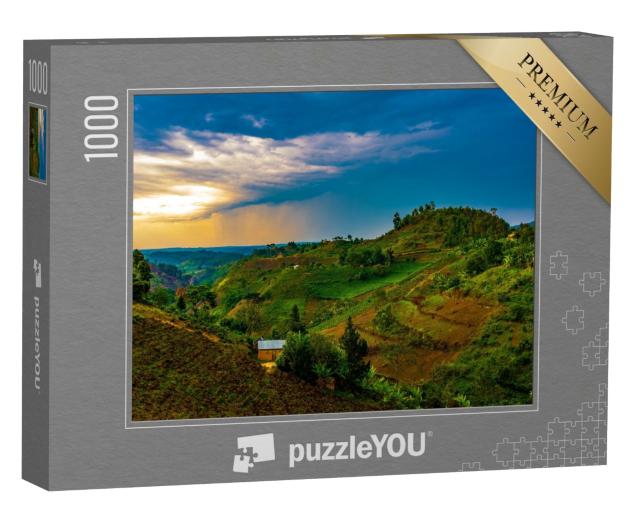 Puzzle de 1000 pièces « Parc national Queen Elizabeth, Ouganda, Zentralafrika »