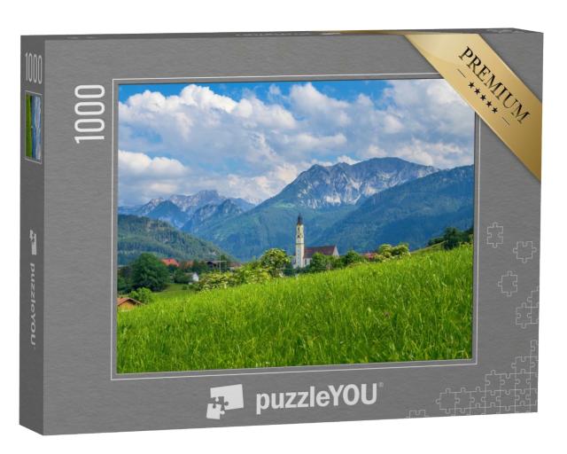 Puzzle de 1000 pièces « Pfronten im Allgäu, Allgäu, Allemagne »