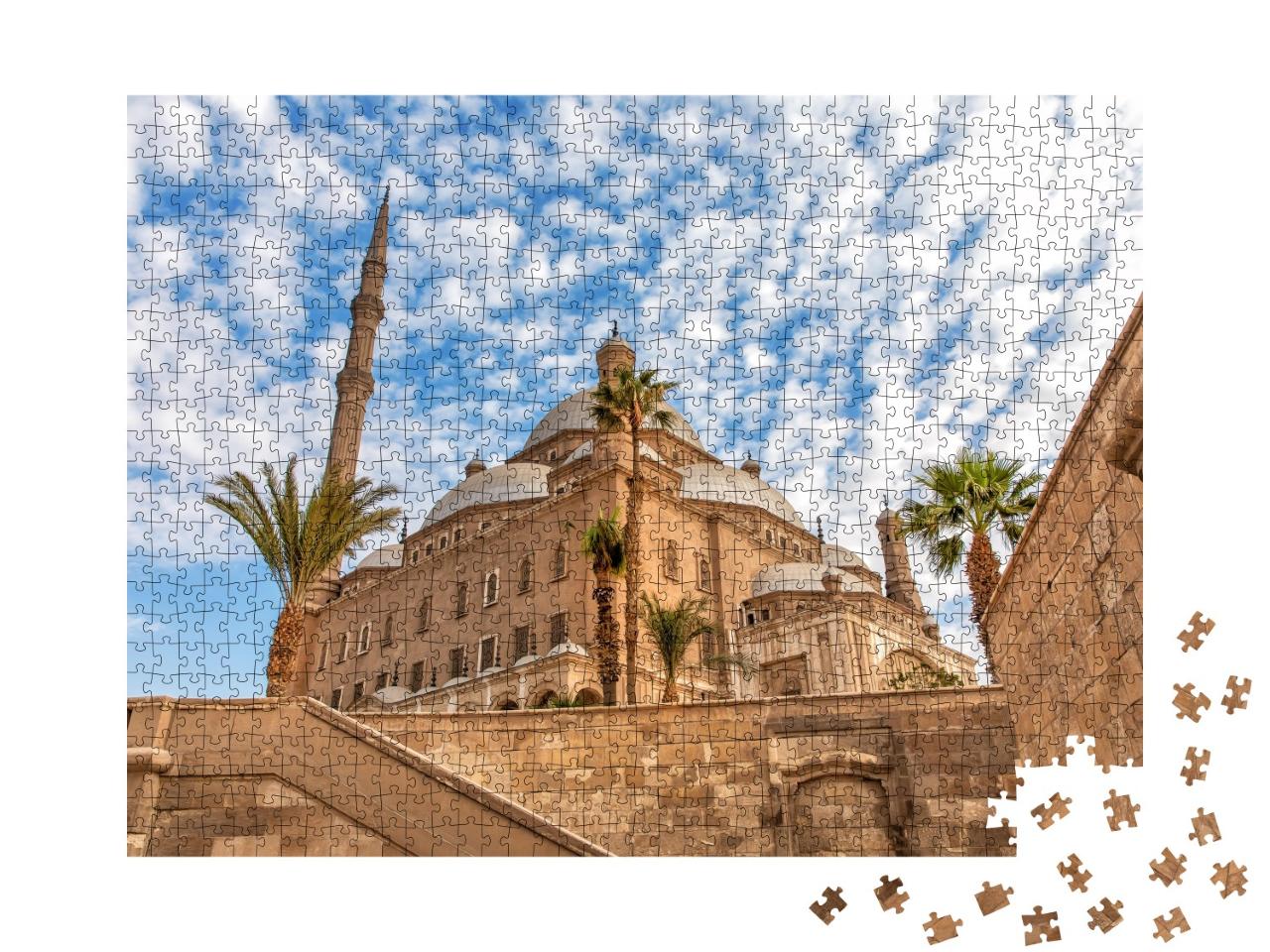 Puzzle de 1000 pièces « Grande mosquée de Mohammed Ali Pacha, Le Caire, Égypte »