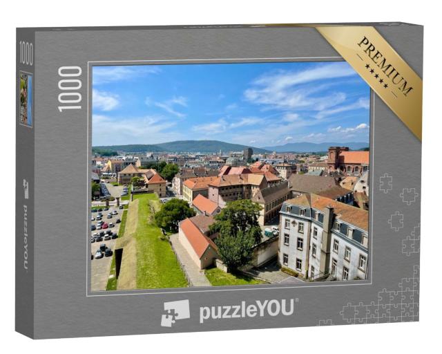 Puzzle de 1000 pièces « Vue aérienne de la ville de Belfort »