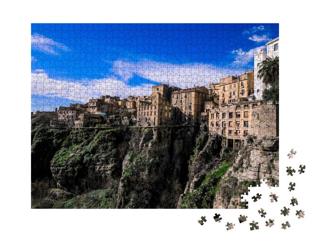 Puzzle de 1000 pièces « Ville et forteresse naturelle : Constantine, Algérie »