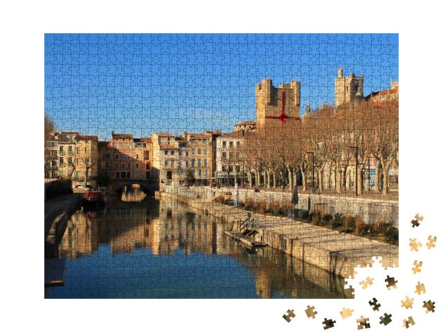 Puzzle de 1000 pièces « Narbonne, ville du sud de la France »