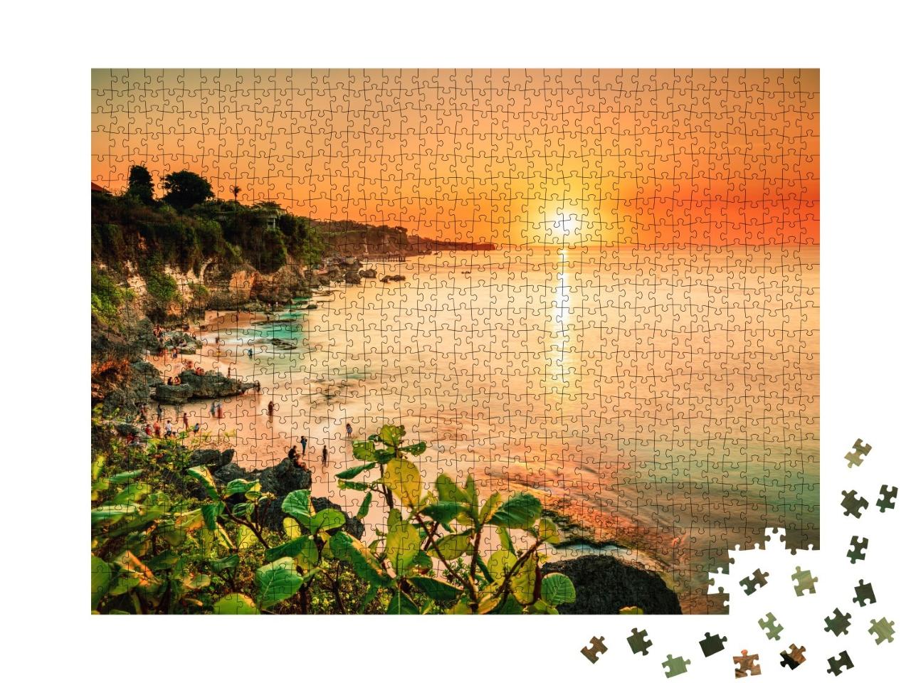 Puzzle de 1000 pièces « Paradies in den Tropen, Strand Beach Bali, Indonésie »