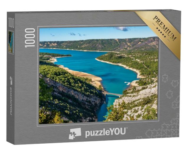 Puzzle de 1000 pièces « Lac de Sainte-Croix, Gorges du Verdon, Gorges du Verdon Provence-Alpes-Cote d'Azur, Provence »