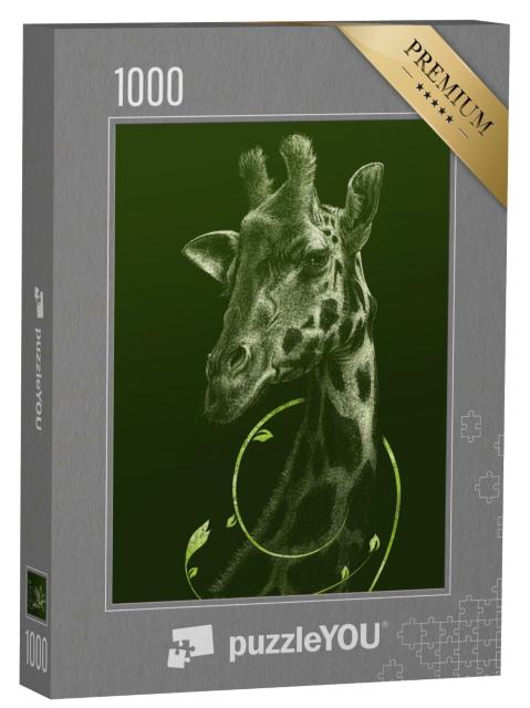 Puzzle de 1000 pièces « Girafe »