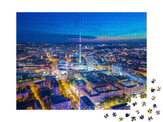 Puzzle de 1000 pièces « Berlin de nuit »