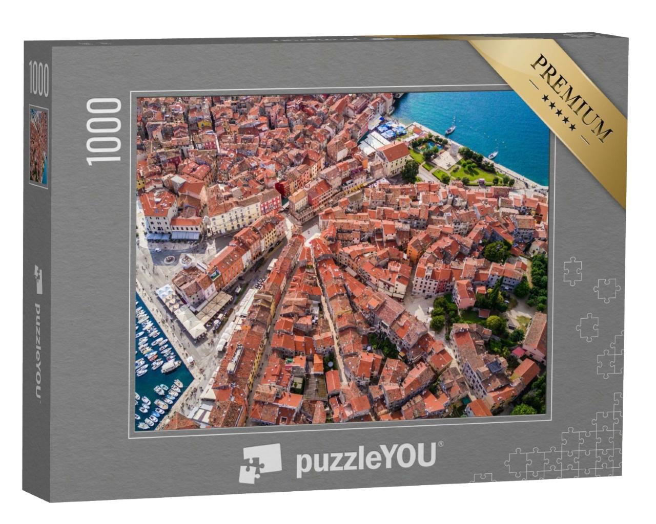 Puzzle de 1000 pièces « Vieille ville de Rovinj, Istrie, Croatie »
