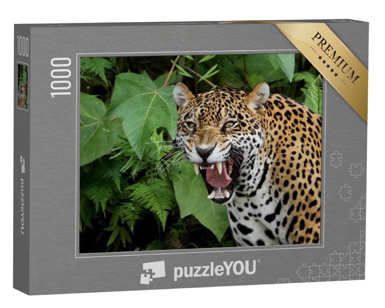 Puzzle de 1000 pièces « Jaguar dans la forêt amazonienne »