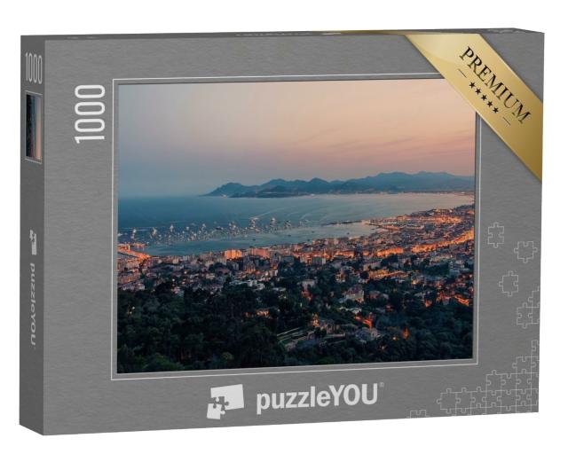 Puzzle de 1000 pièces « La baie de Cannes sur la Côte d'Azur »