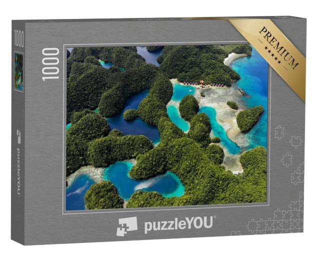 Puzzle de 1000 pièces « Vue aérienne fascinante, Siargao, Philippines »